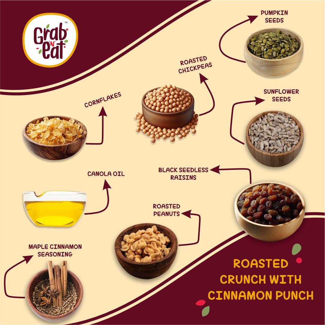 Revive ‘N’ Thrive Premium Maple Cinnamon Nutty Seed Mixture (100g)