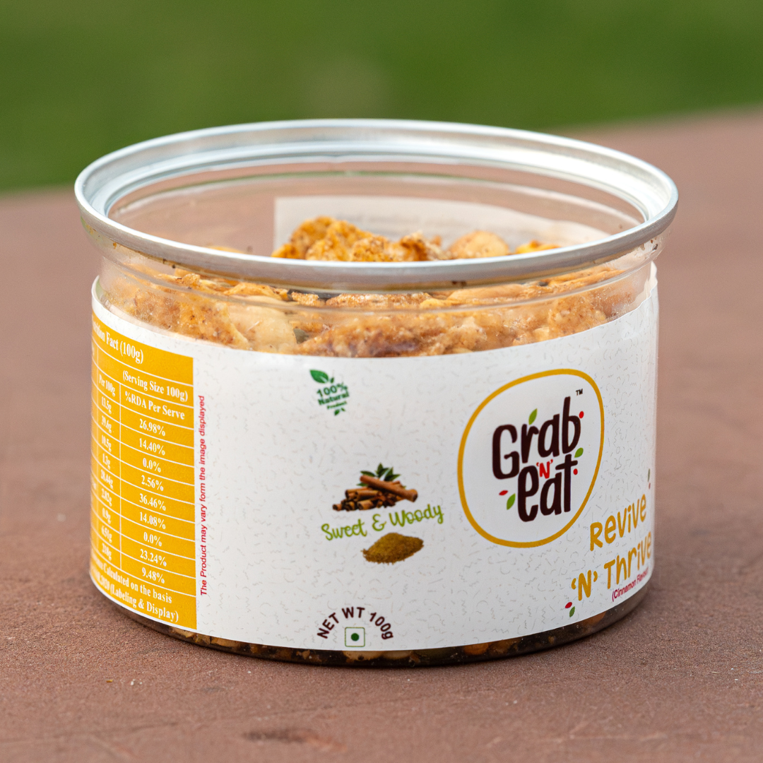 Revive ‘N’ Thrive Premium Maple Cinnamon Nutty Seed Mixture (100g)