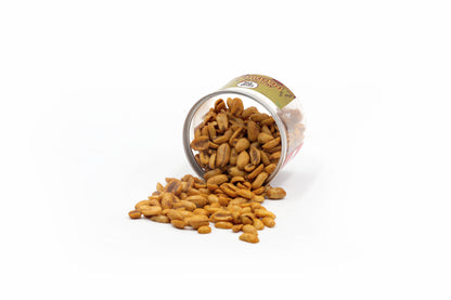 GrabnEAT Assorted Roasted Peanuts | Each 150 gm | Pack of 5 | Tandoori, Nimboo Pudina, Hing Jeera, Black Pepper, Garlic | Total 750g | Flavoured Peanuts | Super Crunchy