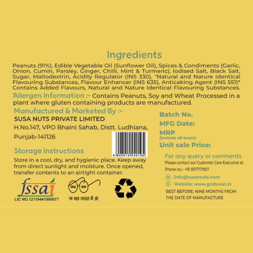 Nimboo Pudina Peanuts